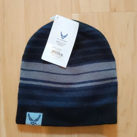 3 Air Force Beanie Hats, New, set - Picture 3 of 9